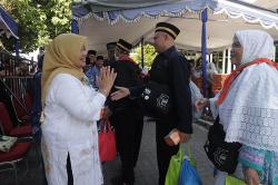 360 Jemaah Haji Sleman Tiba di Bumi Sembada, Bupati Berharap Meningkatkan Ukhuwah <