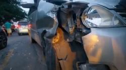 Kecelakaan Hari Ini, 2 Mobil Laga Kambing di Tebingtinggi, 1 di Antaranya Pelat Merah