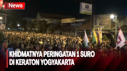 Peringati 1 Suro, Ribuan Warga Ikuti Tradisi Mubeng Beteng di Keraton Yogyakarta