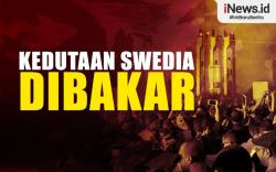 Infografis Kedutaan Swedia Dibakar