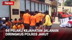 Polres Jakut Tangkap 66 Pelaku Kejahatan Jalanan