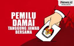 Infografis Pemilu Damai Tanggung Jawab Bersama