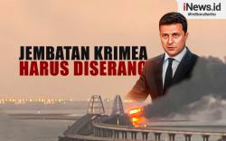 Infografis Zelensky Ungkap Alasan Serangan Jembatan Krimea yang Tewaskan Dua Orang