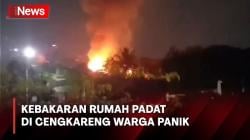 2 Rumah Terbakar di Permukiman Padat Cengkareng, Warga Sempat Panik