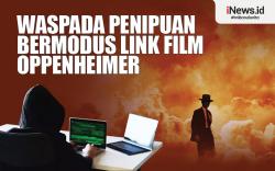 Infografis Waspada Penipuan Bermodus Link Film Oppenheimer