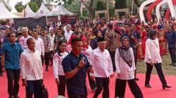 Ganjar Dampingi Wapres Ma'ruf Amin Hadiri Puncak Hari Anak Nasional ke-39 di Semarang