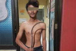 Diwarnai Kejar-Kejaran, Pemuda Klaten Ditangkap Warga Bantul Bawa Celurit