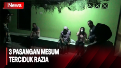 Asyik Berduaan, 3 Pasangan Mesum  di Tuban Terciduk Razia 