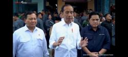 Jokowi Inspeksi Harga Pangan di Pasar Bululawang Malang