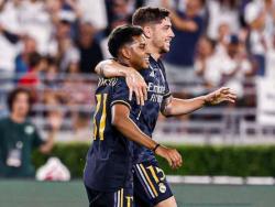 Hasil Laga Pramusim: Real Madrid Menang Comeback atas AC Milan, Valverde Tokcer!