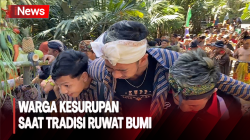 Tradisi Ruwat Bumi, Puluhan Warga Kesurupan saat Iringi Gunungan<