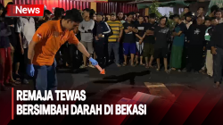 Remaja  Tewas Bersimbah Darah di Bekasi, Diduga Korban Salah Sasaran 2 Kelompok Tawuran
