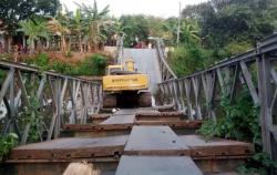 Dinas PUPR Usulkan Jembatan Bailey Baru di Kali Kemiri yang Ambruk Dilewati Ekskavator