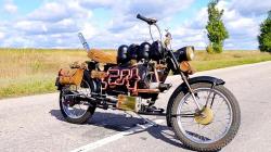 Viral Modifikasi Motor Bermesin Uap seperti Kereta Lawas, Intip Spesifikasinya