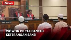 Wowon Cs Tak Bantah Keterangan Saksi Dokter Jaga RSUD Bantargebang
