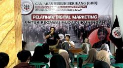 Ganjaran Buruh Ajarkan Ilmu Digital Marketing ke Pekerja Muda di Kuningan