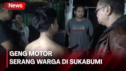 Aksi Brutal Geng Motor, Serang Warung Kopi dan Warga yang Nongkrong di Sukabumi