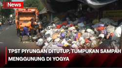 Dampak Penutupan TPST Piyungan, Tumpukan Sampah Menggunung di Kota Yogya 
