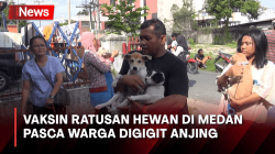 Dua Warga di Medan Digigit Anjing, Ratusan Hewan di Medan Dapat Vaksin Gratis