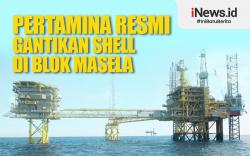 Infografis Pertamina Resmi Gantikan Shell di Blok Masela
