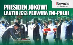 Infografis Presiden Jokowi Lantik 833 Perwira TNI-Polri