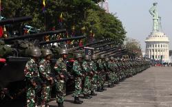 Apel Gelar Pasukan Latihan Gabungan TNI 2023