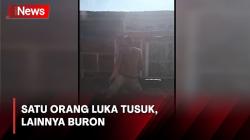 Kebetulan Melintas, Pengendara Mobil Rekam Perkelahian 2 Pria dengan Sajam di Banyuasin