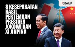Infografis 8 Kesepakatan Hasil Pertemuan Presiden Jokowi dan  Xi Jinping
