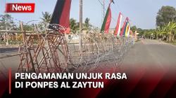 Pengamanan Jelang Unjuk Rasa, Polisi Pasang Kawat Berduri di Ponpes Al Zaytun