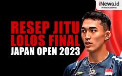 Infografis Resep Jitu Jonatan Christie Kalahkan Wakil India