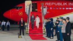 Presiden Jokowi Tiba di Tanah Air usai Lawatan ke China