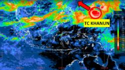 Siklon Tropis Khanun di Utara Papua, BMKG: Waspada Gelombang Tinggi dan Hujan Lebat
