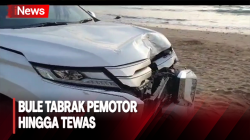 Bule Asal Irlandia Tabrak Pemotor Hingga Tewas  di Bali