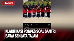 Viral Foto Santri di Magetan Bawa Senjata Tajam, Begini Kata Ponpes