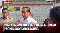 Sempat Tersendat, Jokowi Sebut Pembebasan Lahan jadi Masalah Utama Proyek Sodetan Ciliwung 