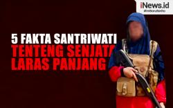 Infografis 5 Fakta Santriwati yang Viral Bawa Senjata Laras Panjang 