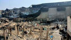 Puslabfor Olah TKP Kebakaran Hanguskan 400 Bangunan di Kapuk Muara