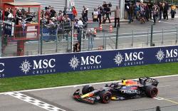 Max Verstappen Juara F1 Seri Grand Prix Belgia Naik Podium bersama Sergio Perez
