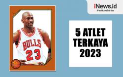 Infografis 5 Atlet Terkaya di Dunia 2023