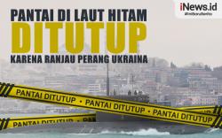 Infografis Pantai di Laut Hitam Ditutup karena Ranjau Perang Ukraina