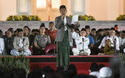 Zikir dan Doa Kebangsaan 78 Tahun RI di Istana Merdeka