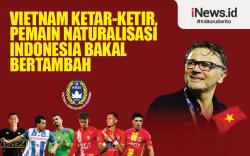 Infografis Vietnam Ketar-Ketir, Pemain Naturalisasi Indonesia Bakal Bertambah
