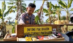 Kreatif dan Inovatif, Pak Bhabin Boyolali Ini Modifikasi Motor Jadi Warung Kopi Berjalan