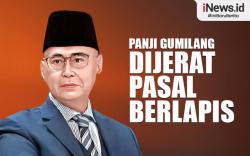 Infografis Panji Gumilang Dijerat Pasal Berlapis