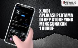 Infografis X Jadi Aplikasi Pertama di App Store yang Menggunakan 1 Huruf 