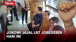 Presiden Jokowi Jajal LRT Jabodebek Bersama Erick Thohir dan Ridwan Kamil