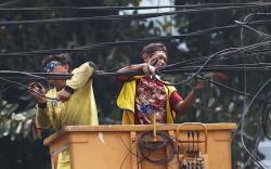 Penertiban Kabel Semrawut di Jakarta