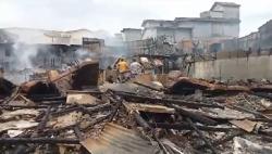 Kebakaran Pasar Sungai Pinyuh, Polisi Pastikan Tak Ada Korban Jiwa