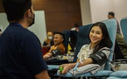 Miss Indonesia 2022 Audrey Vanessa Ikut Donor Darah di MNC Love Donation