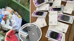 Kakak Adik Syok Temukan 30 iPhone Baru di Tempat Sampah, Ternyata Dibuang Petugas Kebersihan yang Polos